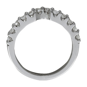 Platinum White Diamond Wedding Ring