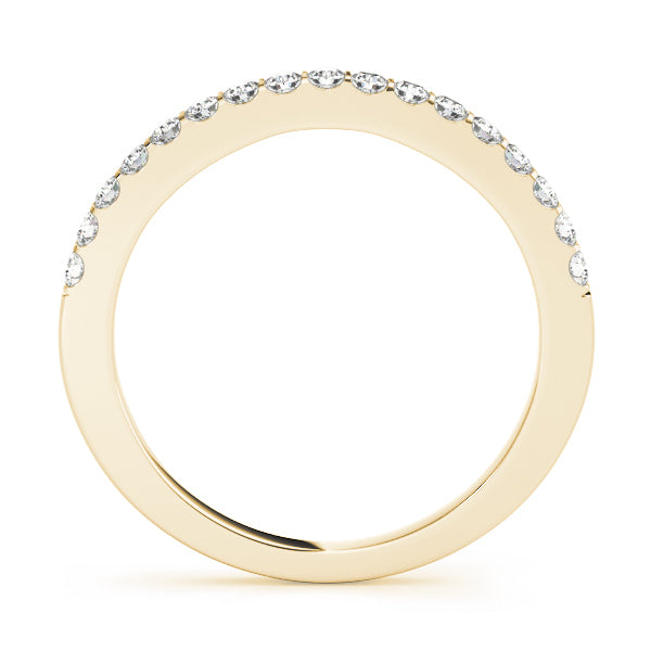14K Yellow Gold Multi-Diamond Wedding Band