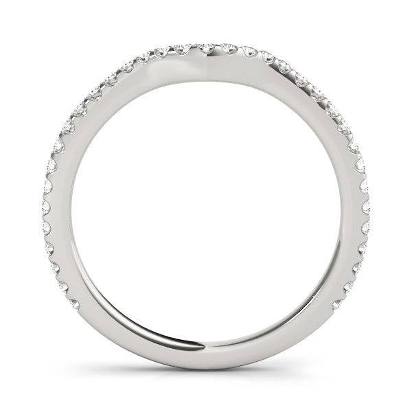 Platinum White Diamond Wedding Ring