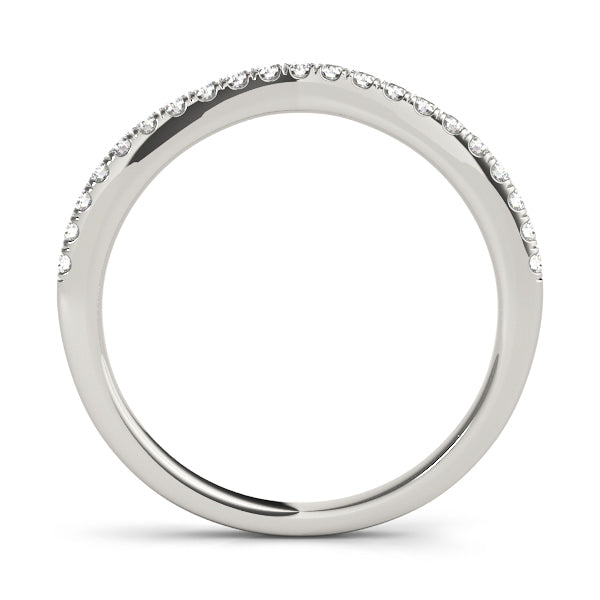 18K White Gold Diamond Wedding Ring