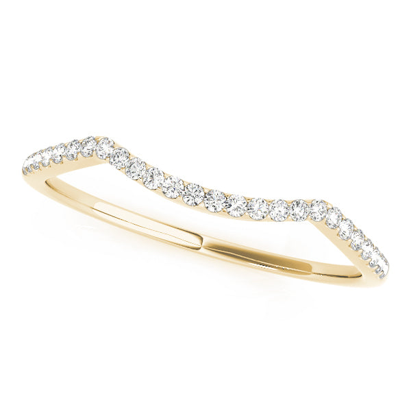 14K Yellow Gold Multi-Diamond Wedding Ring