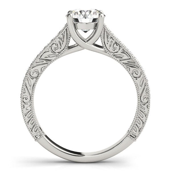 14K White Gold 1.125 ctw Diamond Engagement Ring