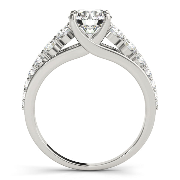 Platinum 1.03 ctw Round Diamond Engagement Ring