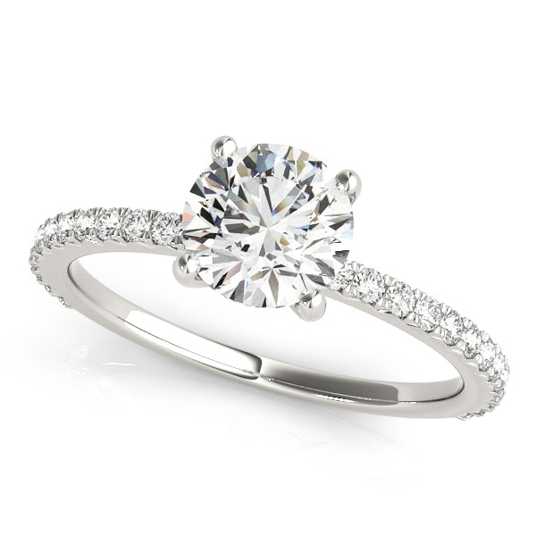 14K White Gold 1.25 ctw Diamond Engagement Ring