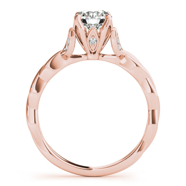 14K Rose Gold 0.75 ct Diamond Solitaire Ring