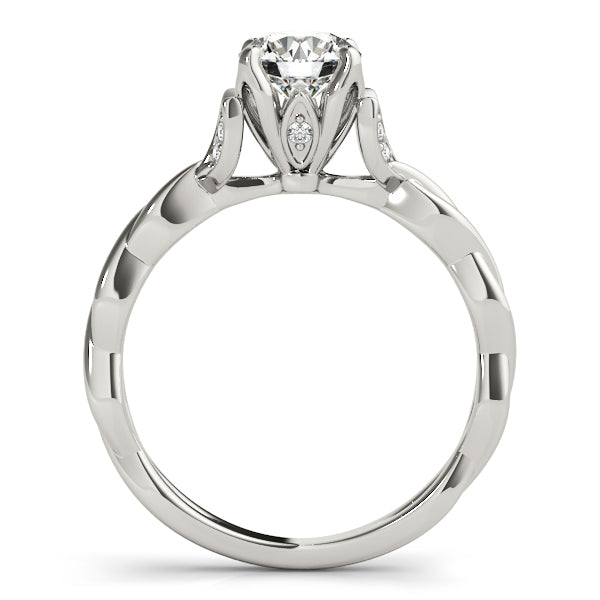 18K White Gold 0.75 ct Diamond Engagement Ring