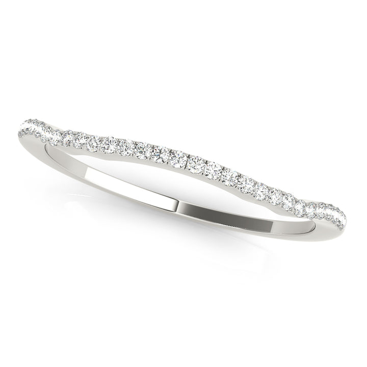 Platinum White Diamond Wedding Ring