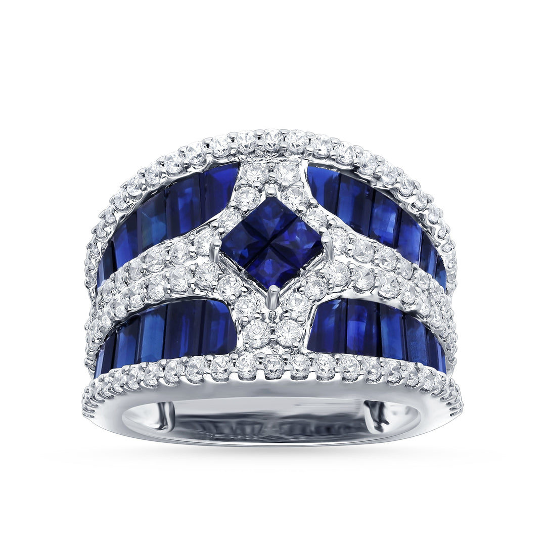 14K 1.21CT Diamond SAPPHIRE RING