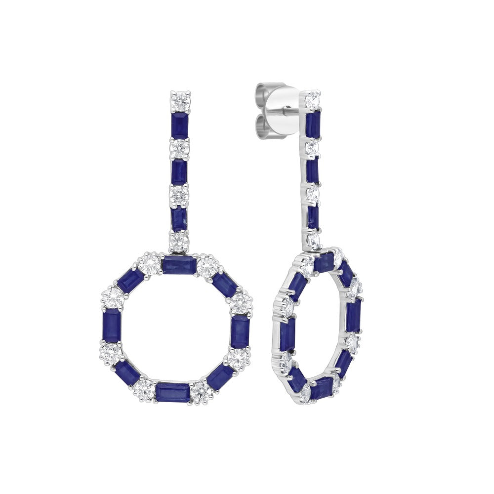 14K 1.63CT Diamond Earring