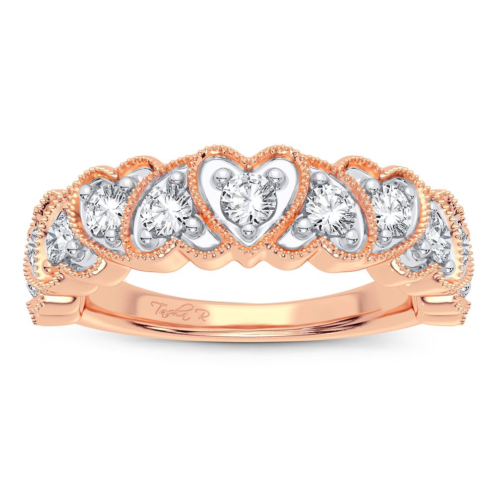 14K 0.60CT Diamond Band