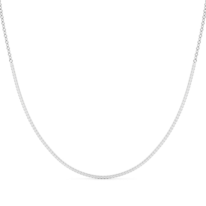14K White Gold 3 5/8 ct tw New Style Diamond Necklace