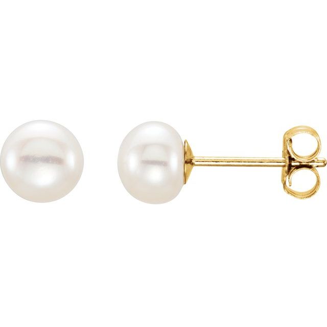 Pearl Stud Earrings