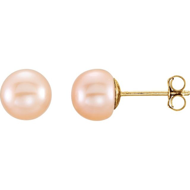 Pearl Stud Earrings