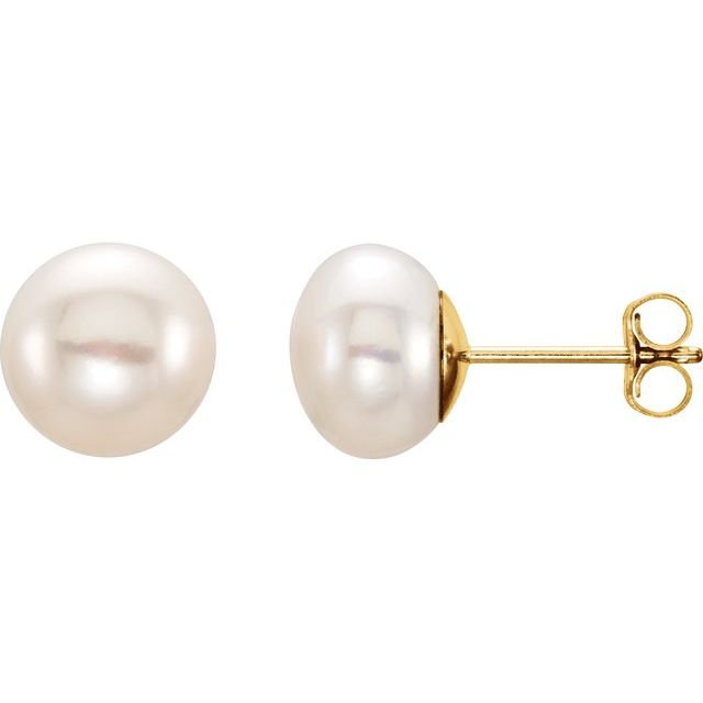 Pearl Stud Earrings