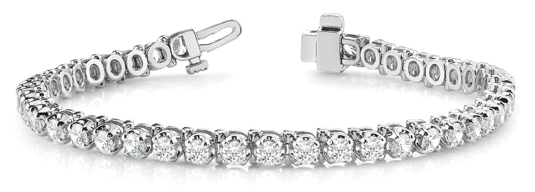 White Gold 3/4 CT Diamond Tennis Bracelet