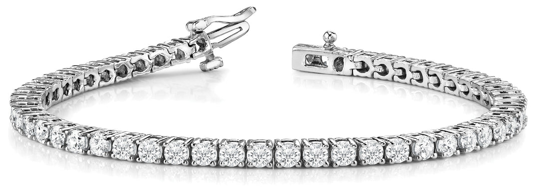 Multi-Diamond Line Fashion Bracelet