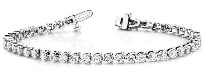 Multi-Diamond Line Fashion Bracelet