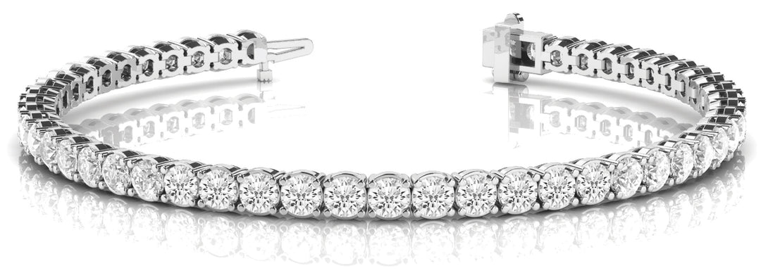 Platinum Diamond In-Line Tennis Bracelet