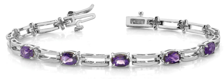 Diamond Oval 12-Stone Fashion Bracelet