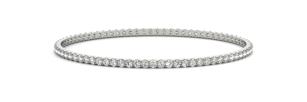 18K White Gold 1.71ctw Diamond Fashion Bracelet