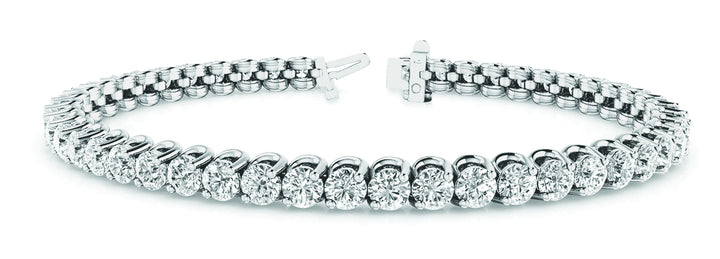 18K White Gold 2 CT Diamond Tennis Bracelet