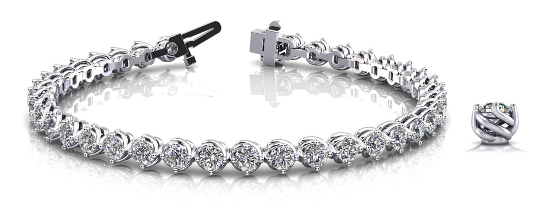 Platinum Diamond Line Bracelet | 2 ctw