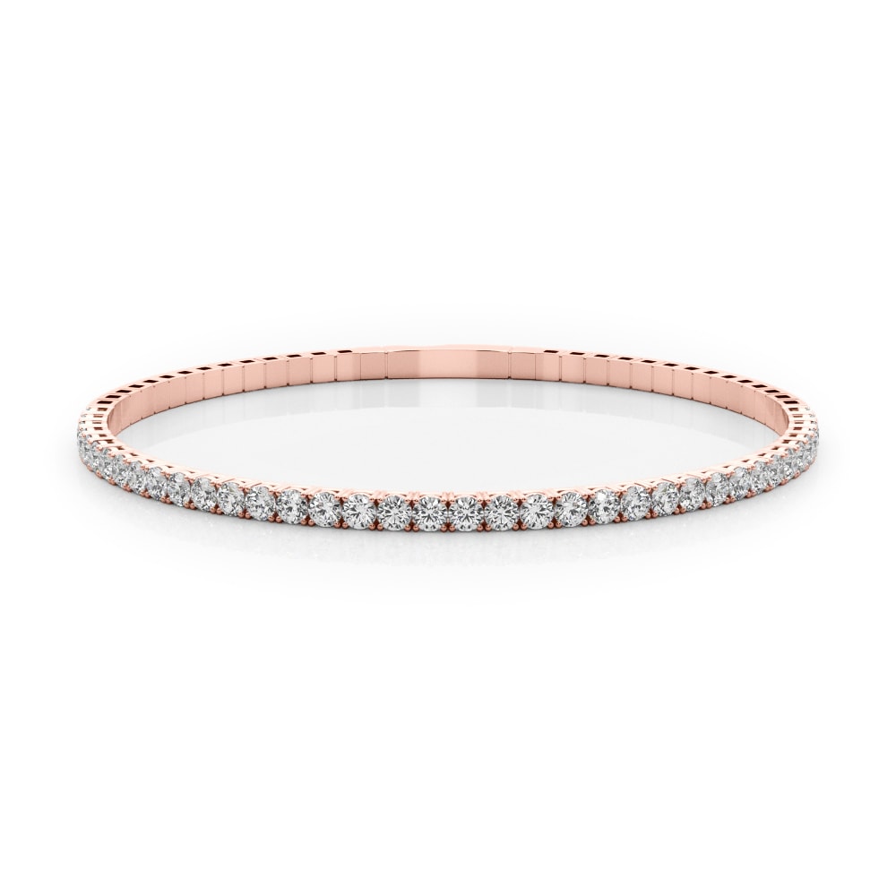 14K Rose Gold 7/8 ct tw New Style Diamond Bracelet