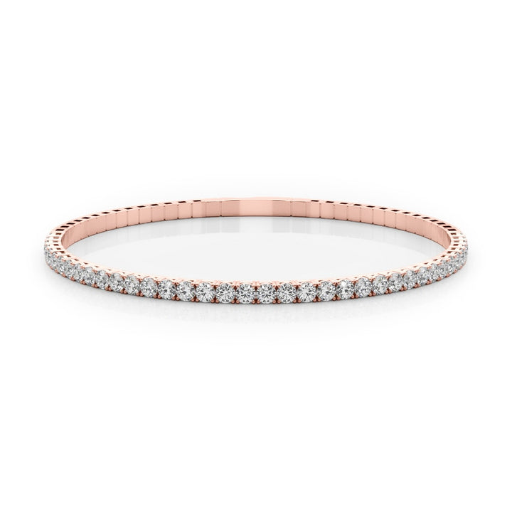 14K Rose Gold 7/8 ct tw New Style Diamond Bracelet