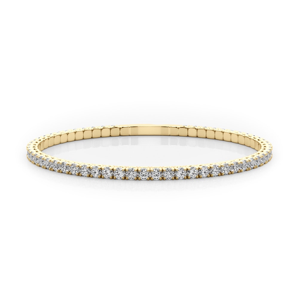 18K Yellow Gold 1 5/8 ct tw New Style Diamond Bracelet