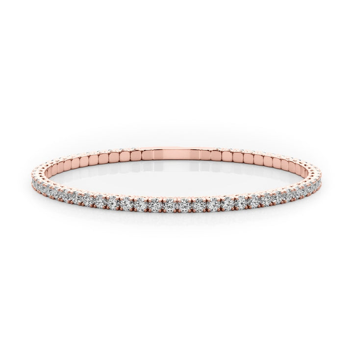 14K Rose Gold 1 5/8 ct tw New Style Diamond Bracelet