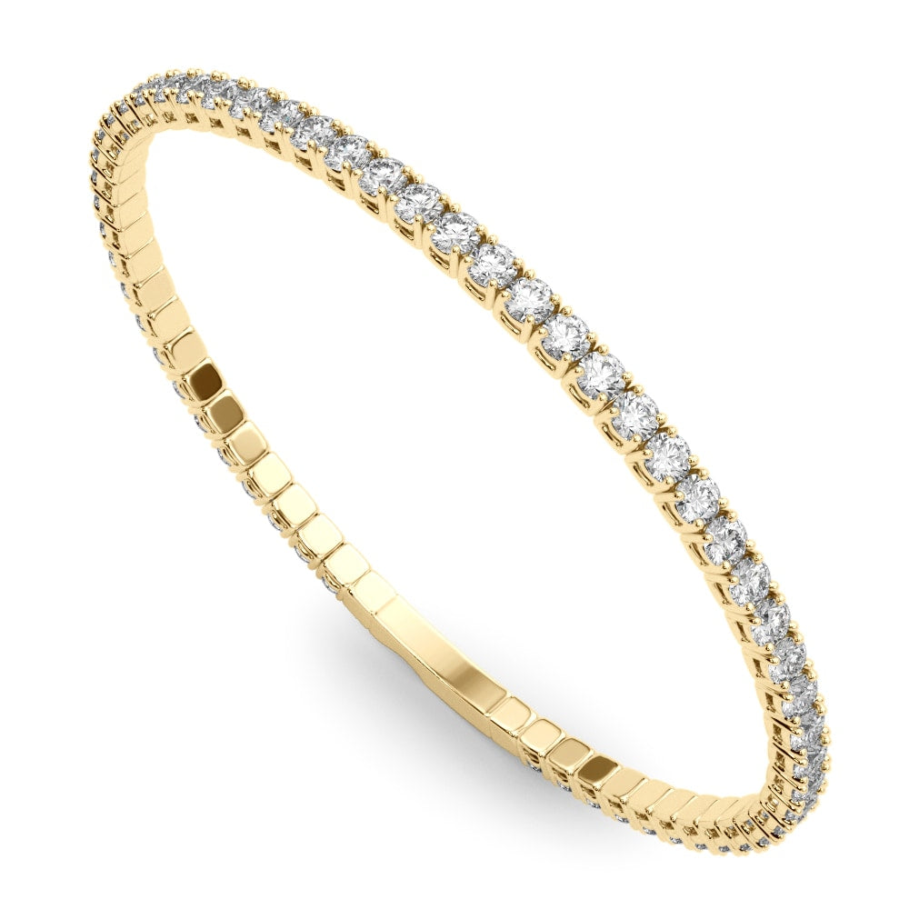 18K Yellow Gold 1 5/8 ct tw New Style Diamond Bracelet