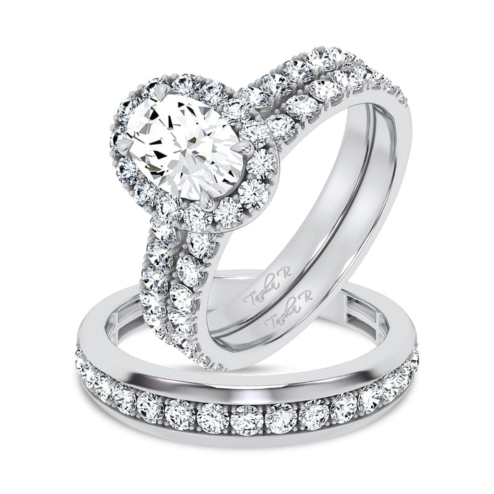14K 3.03CT Certified Lab Grown TRIO SET