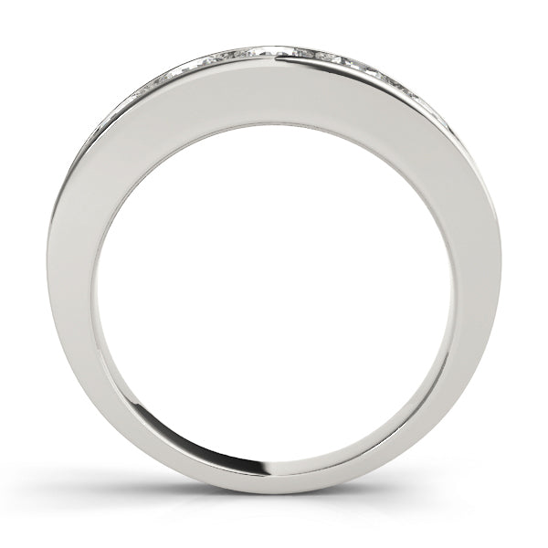 Platinum 1 CT Diamond Multi-Stone Wedding Band
