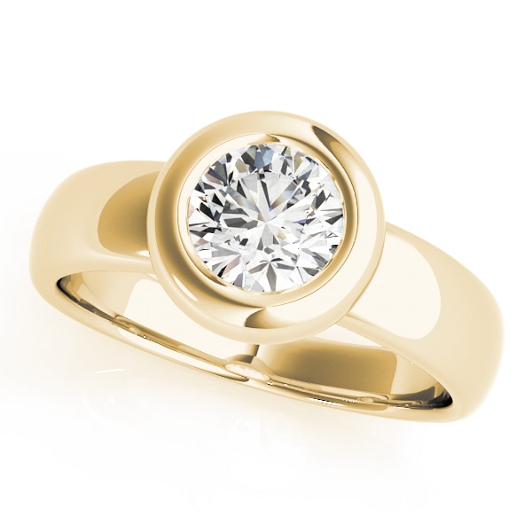 14K Yellow Gold 1 ct tw Solitaire Diamond Engagement Ring