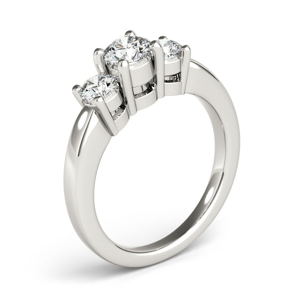 18K White Gold 2 ctw Round Diamond Engagement Ring