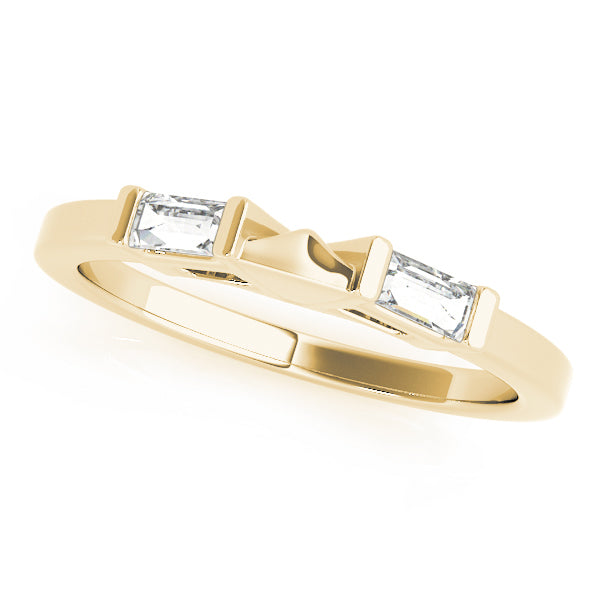 18K Yellow Gold Diamond Wedding Band
