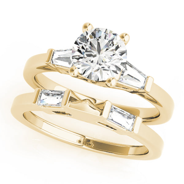 14K Yellow Gold 1.2 ctw Diamond Engagement Ring