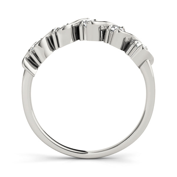 14K White Gold 1 CT Diamond Wedding Ring