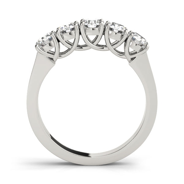 18K White Gold 1 CT Diamond Wedding Ring