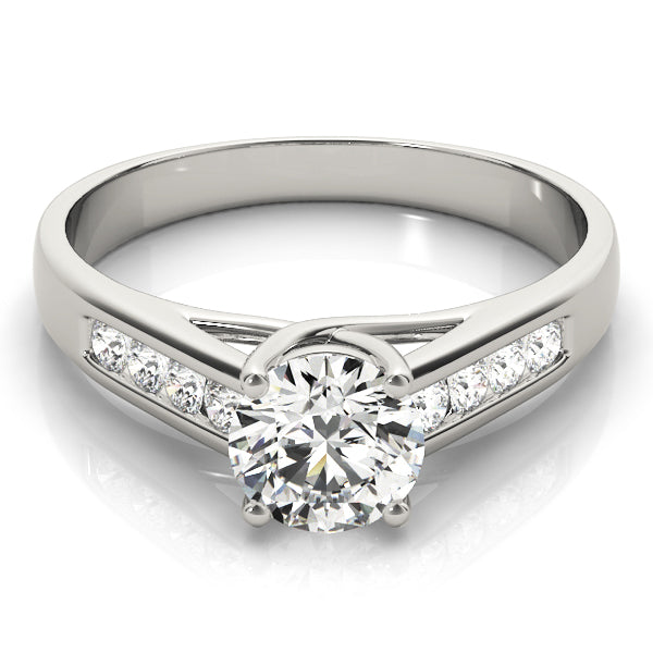 18K White Gold 1 ct Diamond Trellis Engagement Ring