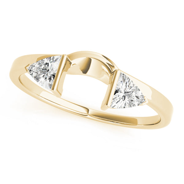 14K Yellow Gold 1/10 ct tw Diamond Wedding Ring