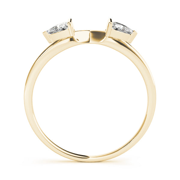 18K Yellow Gold 1/10 ct tw Diamond Wedding Ring