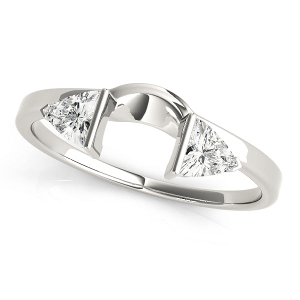 14K White Gold 1/10 ct tw Diamond Wedding Ring