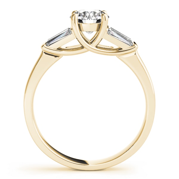14K Yellow Gold 1 1/2 ct tw Fancy Shape Diamond Engagement Ring