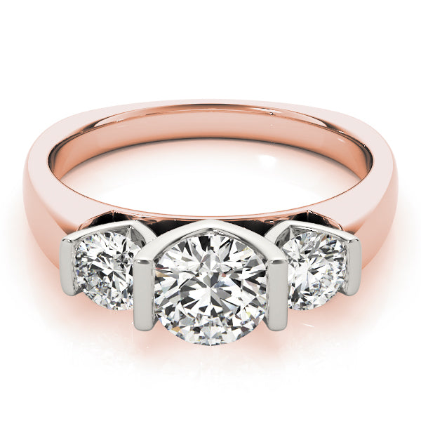 18K Rose Gold 1.25ct Round Diamond Engagement Ring