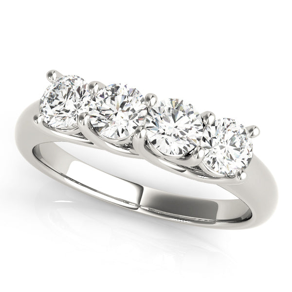 Platinum 1 CT Diamond Wedding Band