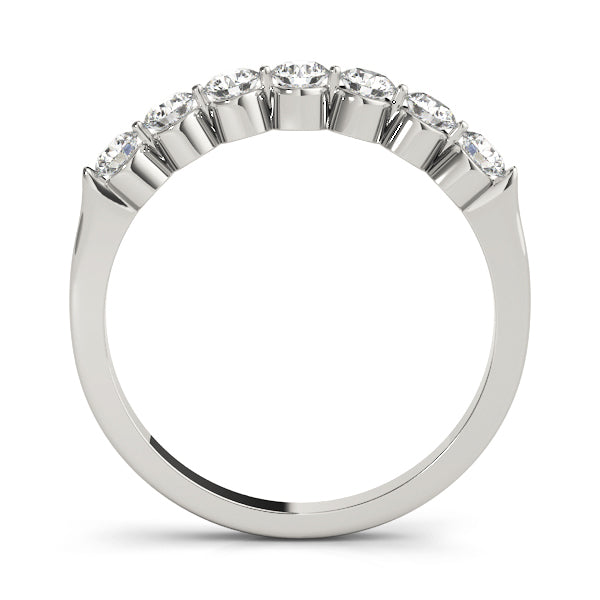 Platinum 1 CT Diamond Multi-Stone Wedding Band