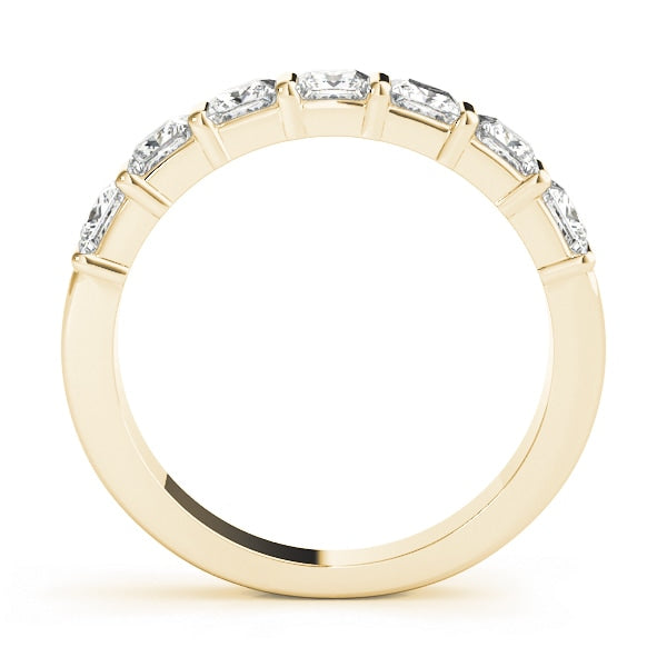 18K Yellow Gold 1/3 ct tw Fancy Shape Diamond Wedding Ring