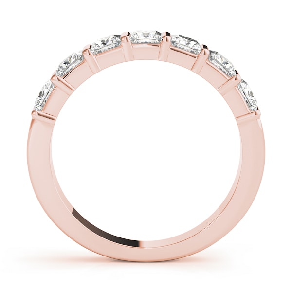 14K Rose Gold 1/3 ct tw Fancy Shape Diamond Wedding Ring