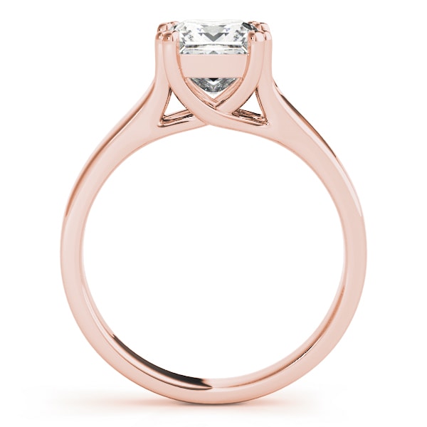 14K Rose Gold 1/4 ct tw Solitaire Diamond Engagement Ring